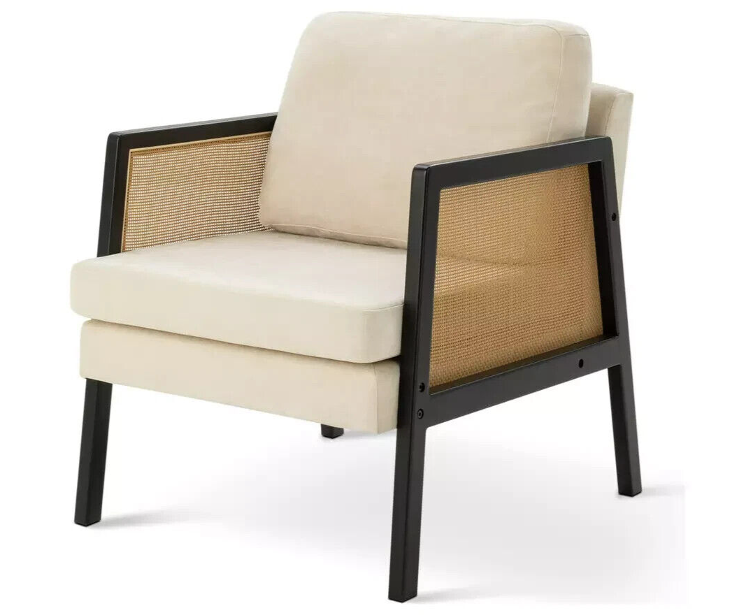 Habitat Rattan Armchair - Cream