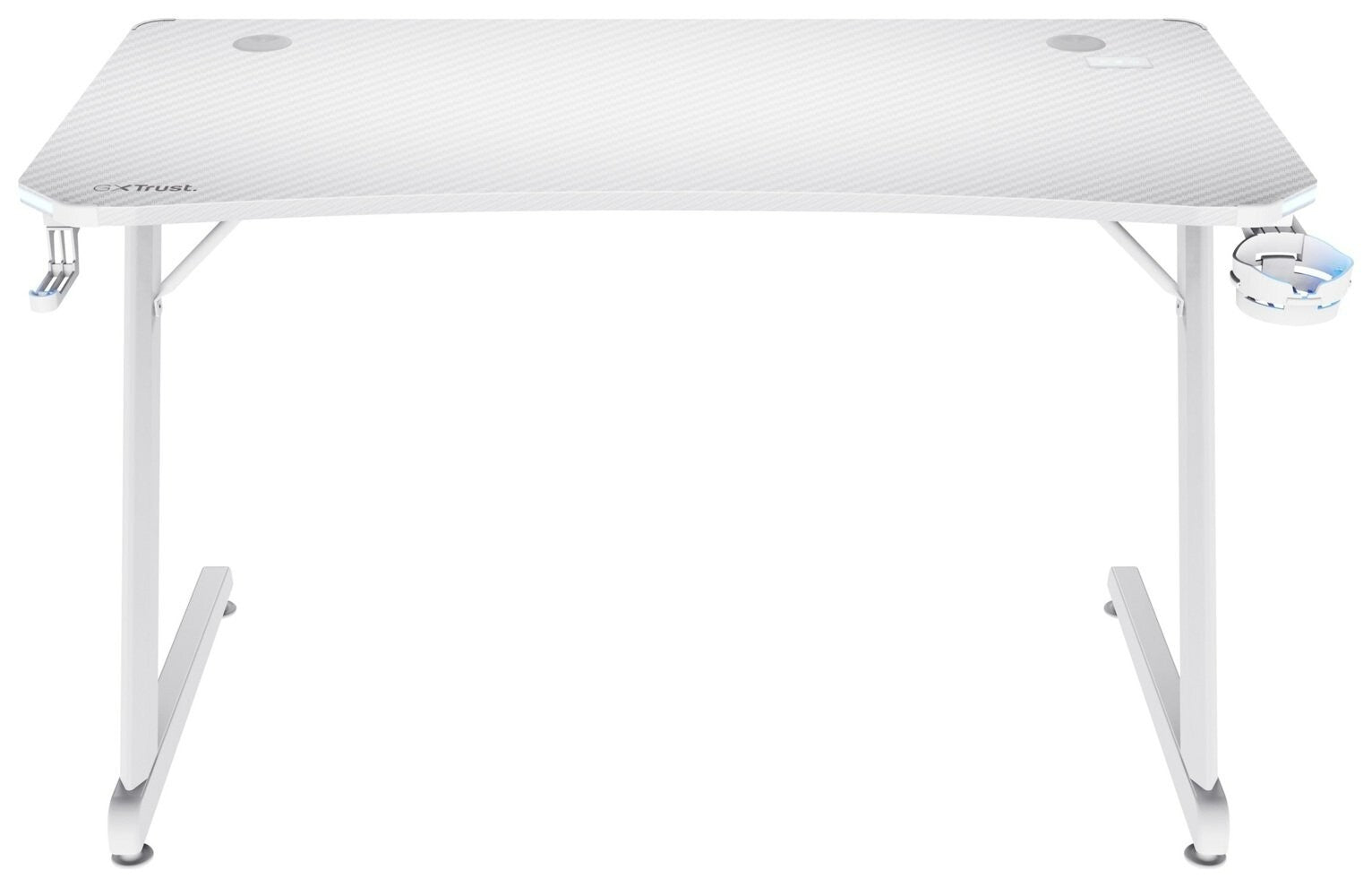 Trust GXT709 Luminus RGB Gaming Desk - White