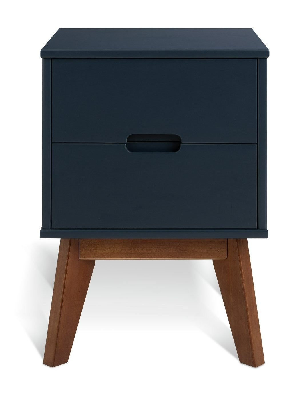 Pimlico 2 Drawer Bedside Table - Blue | Small storage nightstand