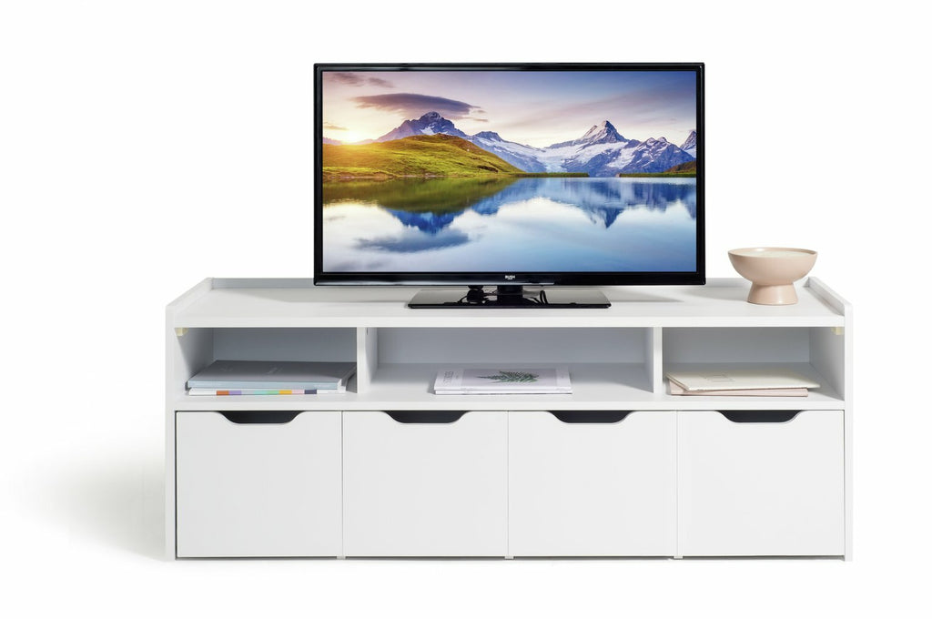 Habitat Compton 3 Shelf Shoe Bench - White | Storage Organiser Hallway Entryway