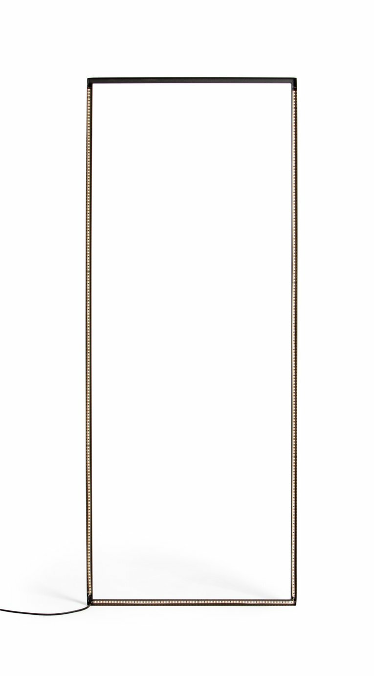 Habitat Scarcus Frame LED Floor lamp - Black | Adjustable Standing Light Living