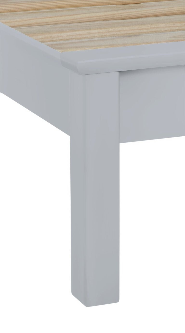 Aspley Single Wooden Bed Frame - Grey | Kids Bedroom Furniture or Guest Bed Fram