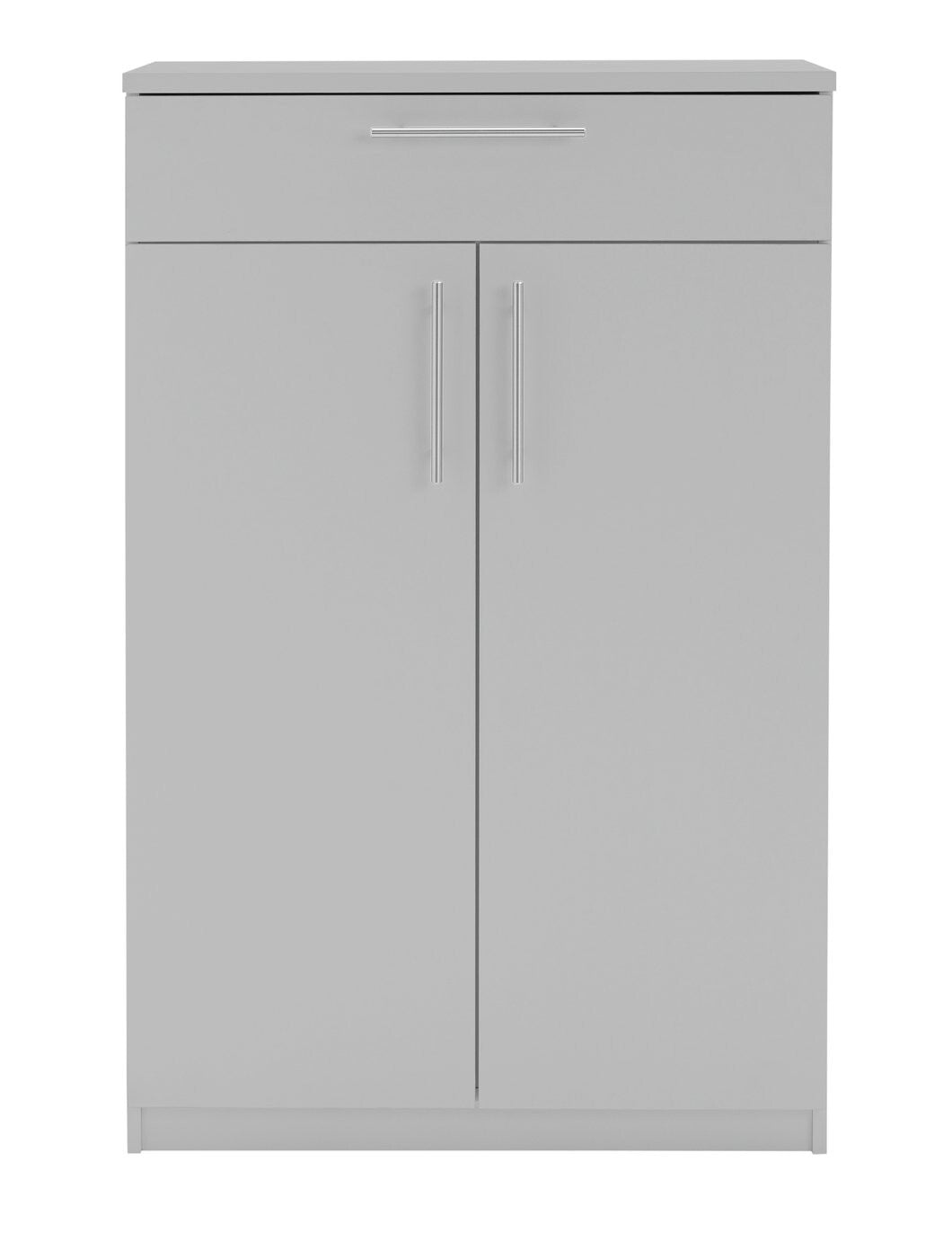 Brisbane 2 Door Shoe Storage Cabinet - Grey ( B Grade 34065 - 34066 )