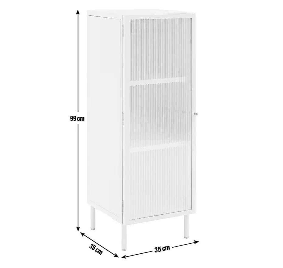 Habitat Morillo Tallboy - Blue | Modern Chest Drawers Storage Cabinet Bathroom