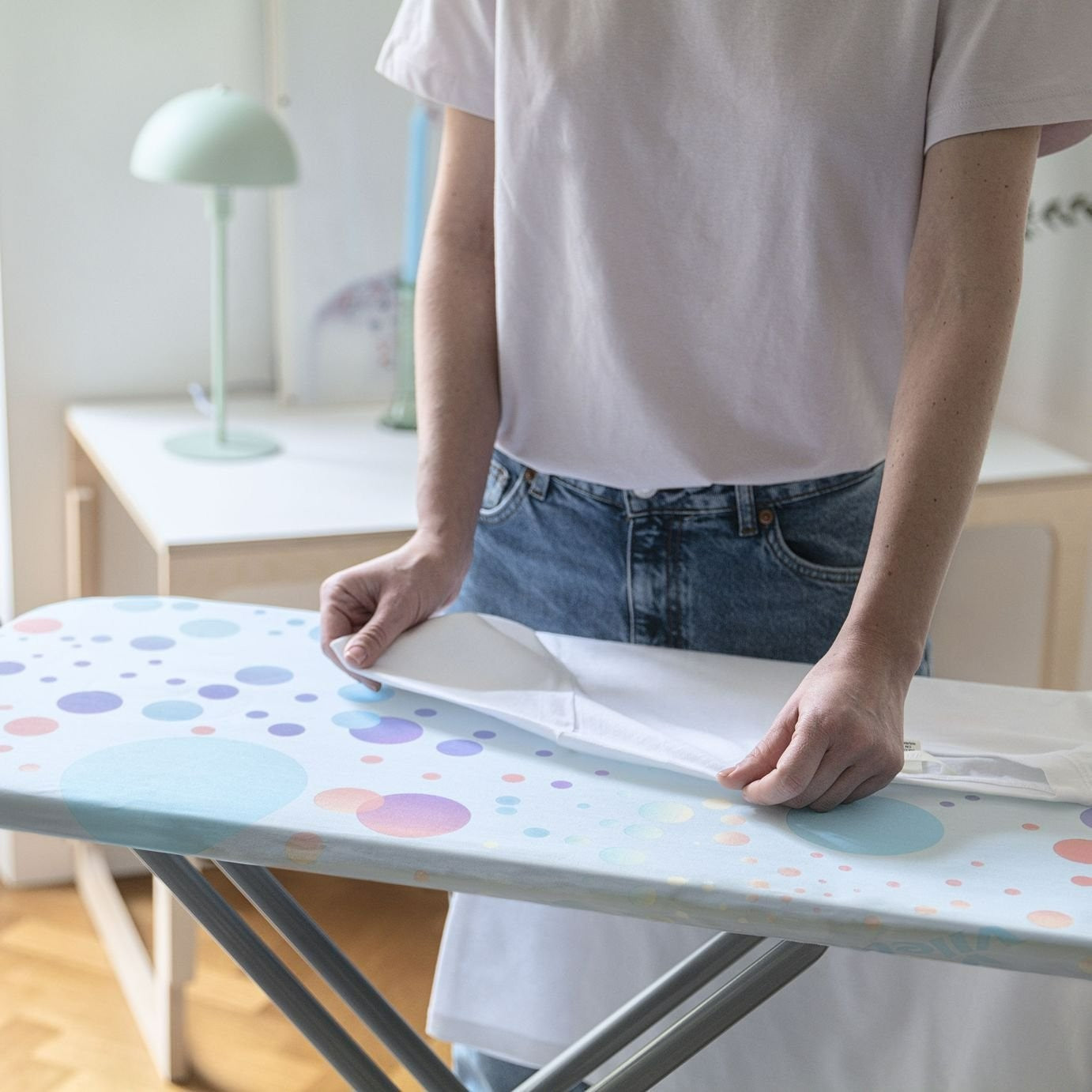 Vileda Star 120 x 38cm Child Safe Ironing Board - Blue | Ironing Table