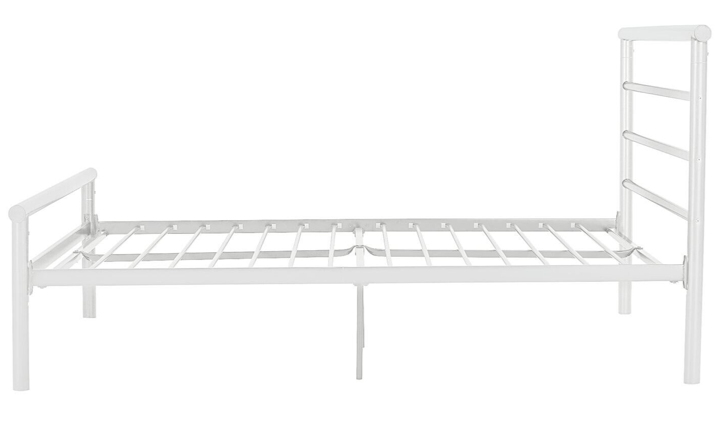 Avalon Small Double Metal Bed Frame - White
