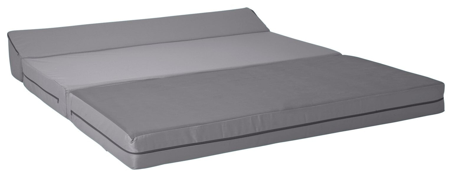Home Double Fabric Chairbed - Flint Grey