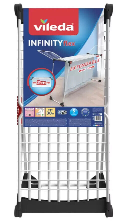 Vileda 30m Infinity Flex Indoor Airer