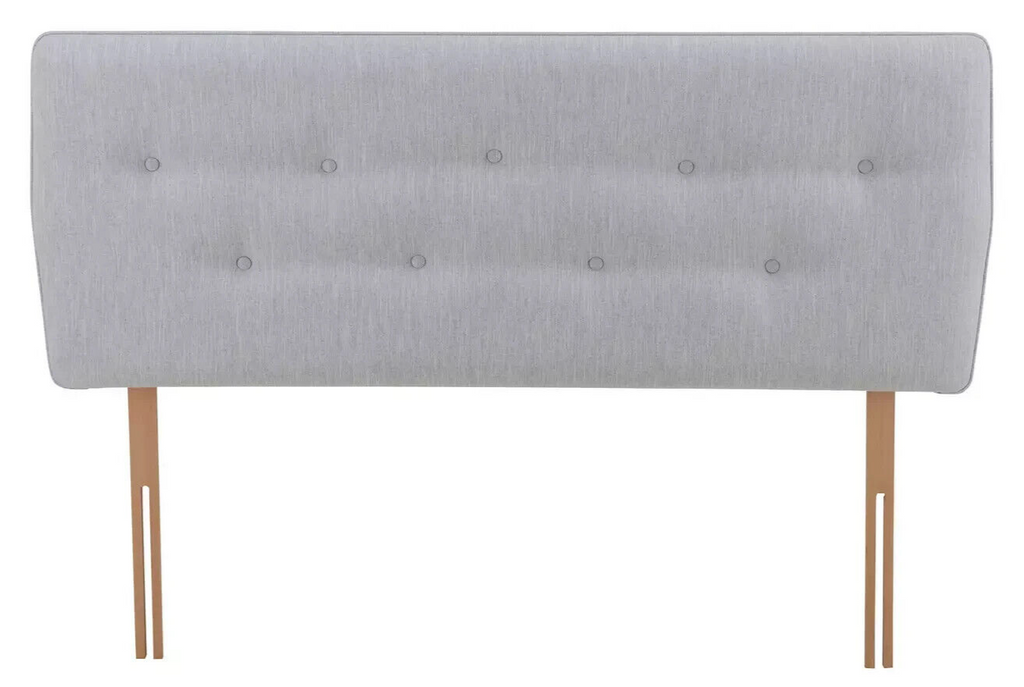 Skandi Small Double Headboard - Light Grey