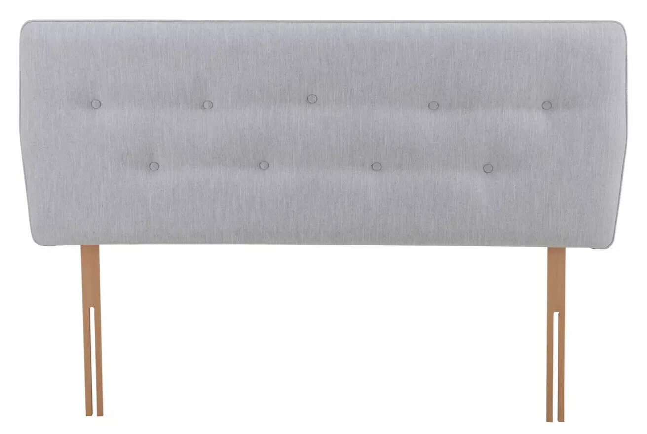 Skandi Small Double Headboard - Light Grey