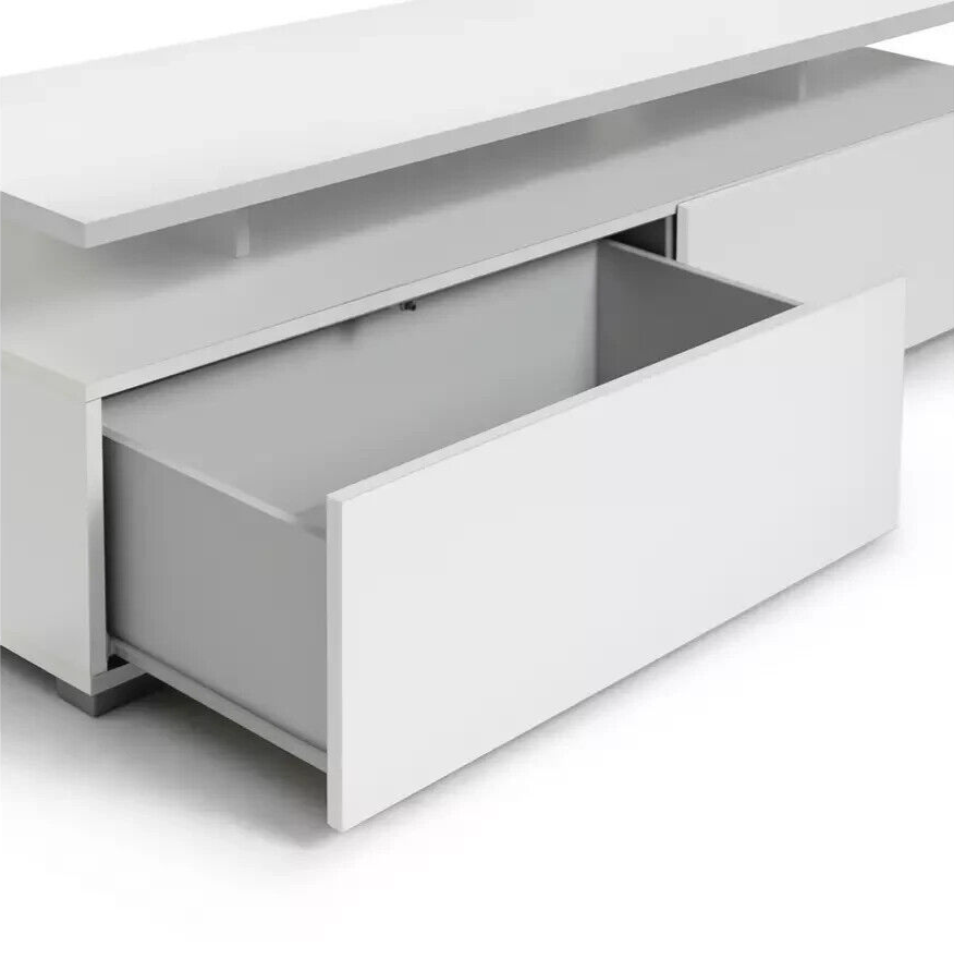 Habitat Floating Top TV Unit - White | Modern Stylish TV Stand Storage Living