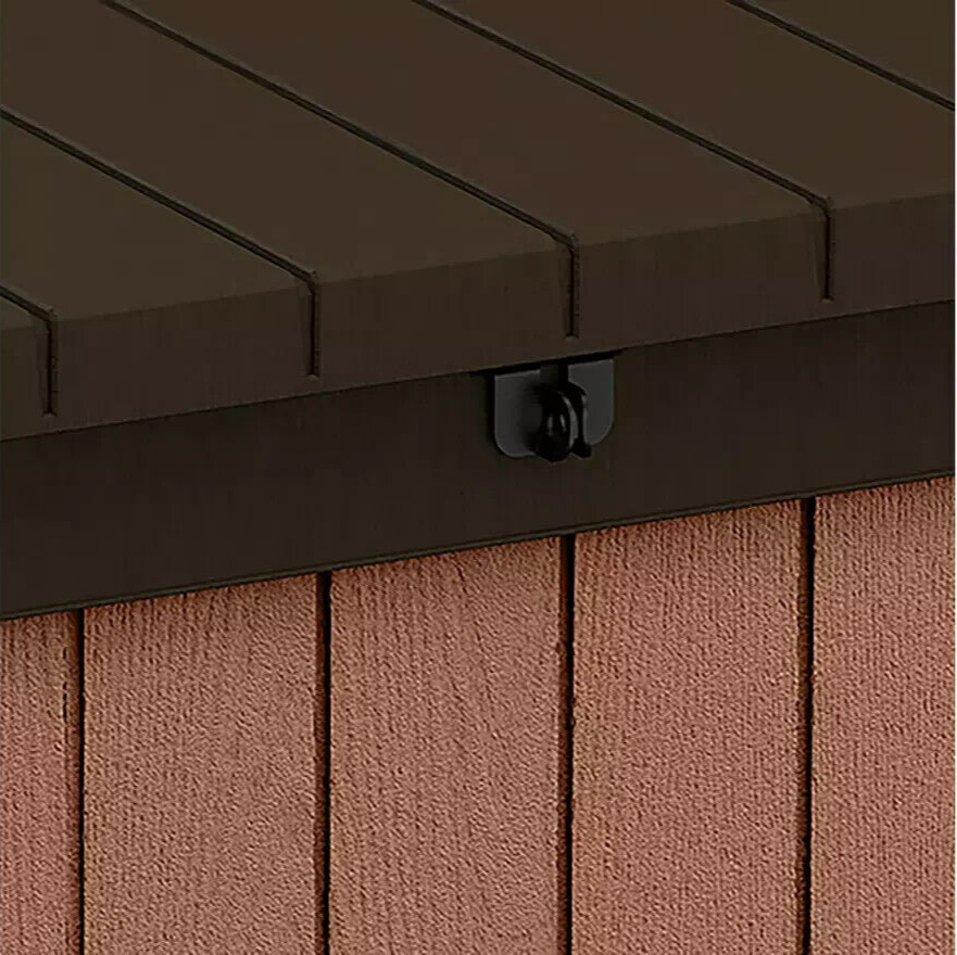 Keter Darwin 662L Outdoor Garden Storage Box - Brown