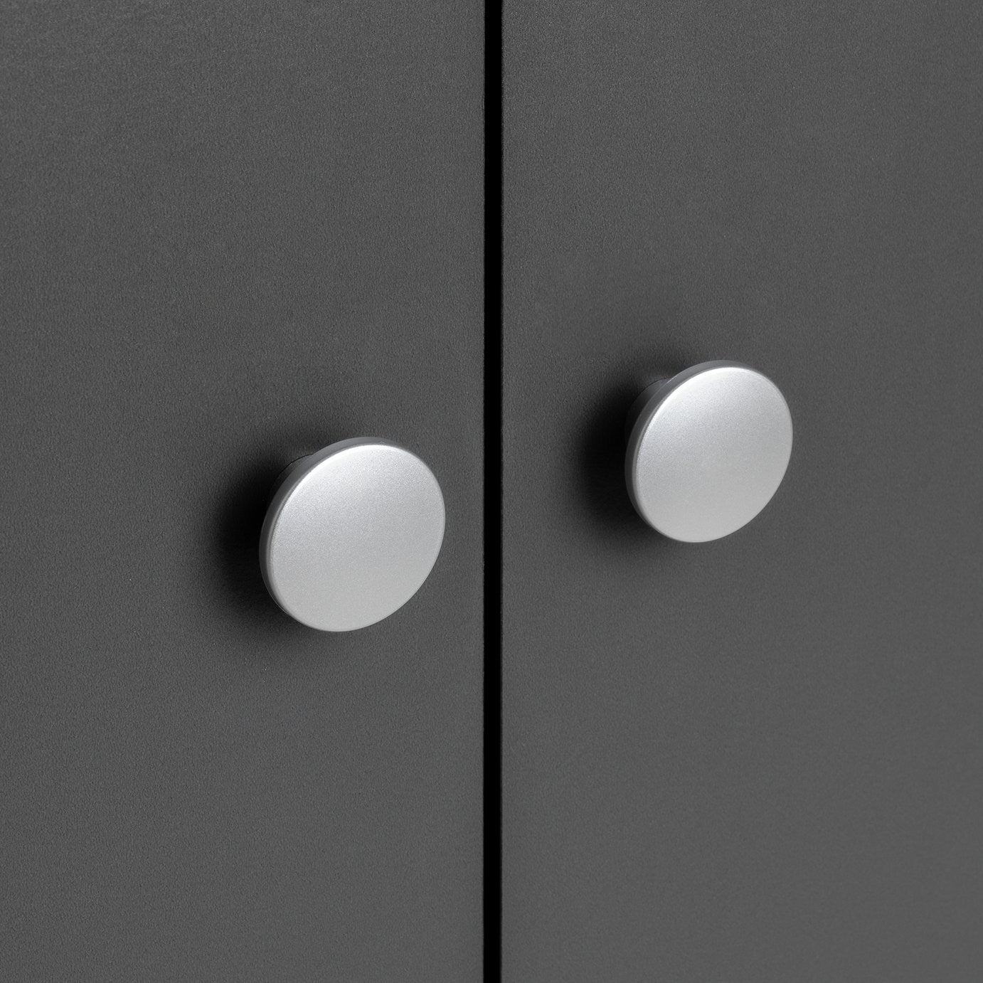 Home Seville 3 Door Wardrobe - Anthracite | Triple wardrobe