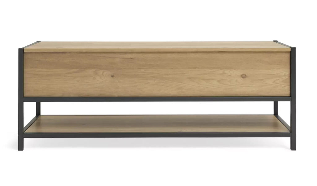 Loft Living Shoe Storage Bench Oak | Entryway Organizer Seat Shelf and Storage