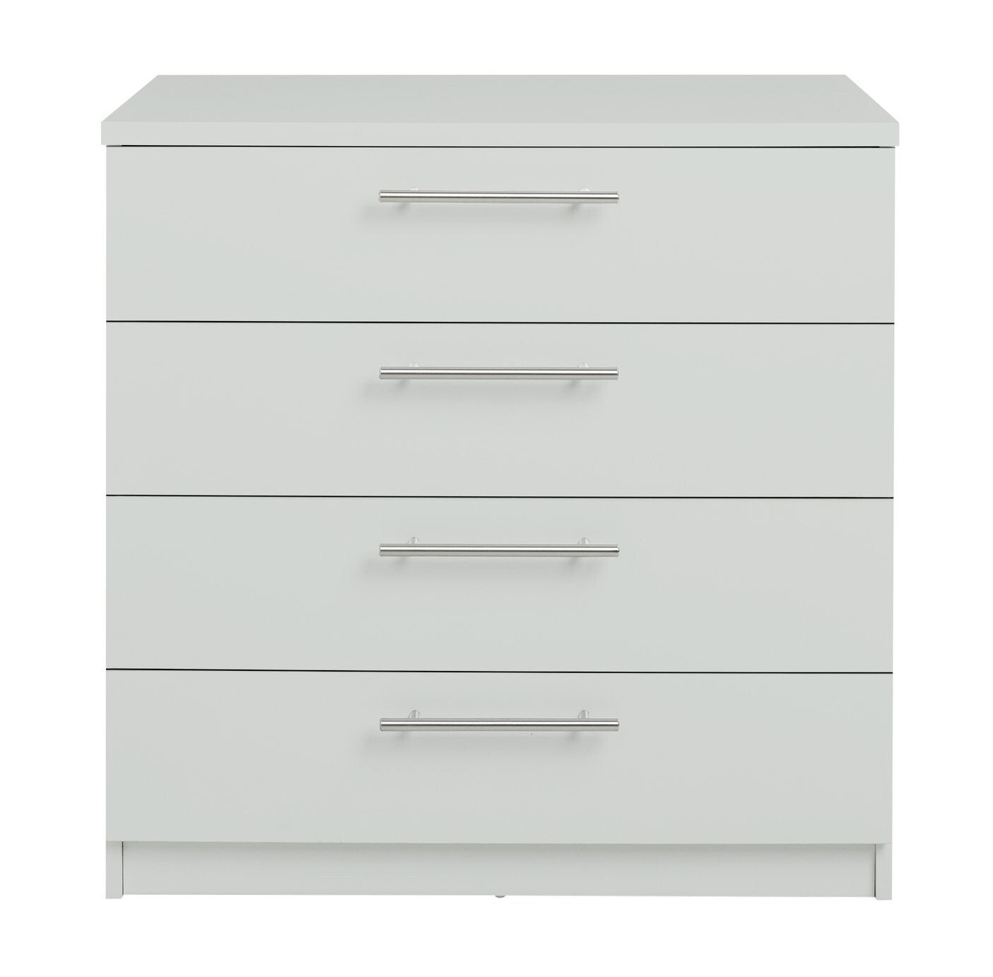 Brisbane 4 Drawer Chest â€“ Grey ( B Grade )