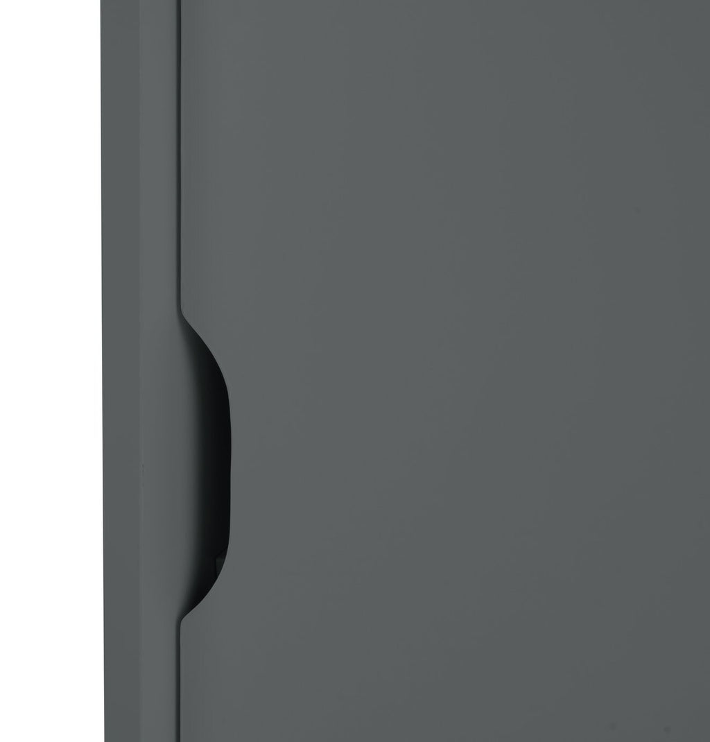 Chloe 2 Door Shoe Storage Cabinet - Grey ( B Grade )