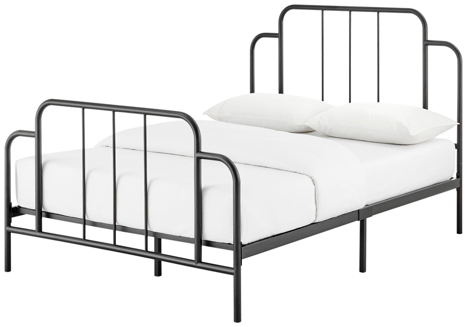 Habitat Jacques Kingsize Metal Bed Frame - Black | Strong Durable Frame Bedroom
