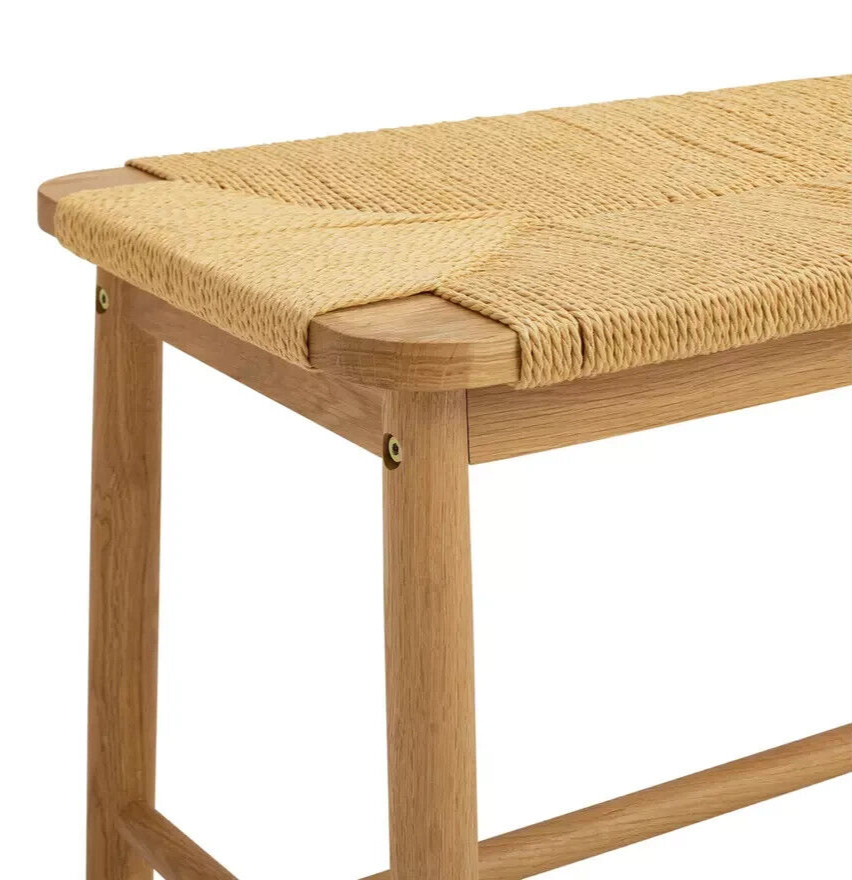 Habitat Hanna Oak Bench - Natural
