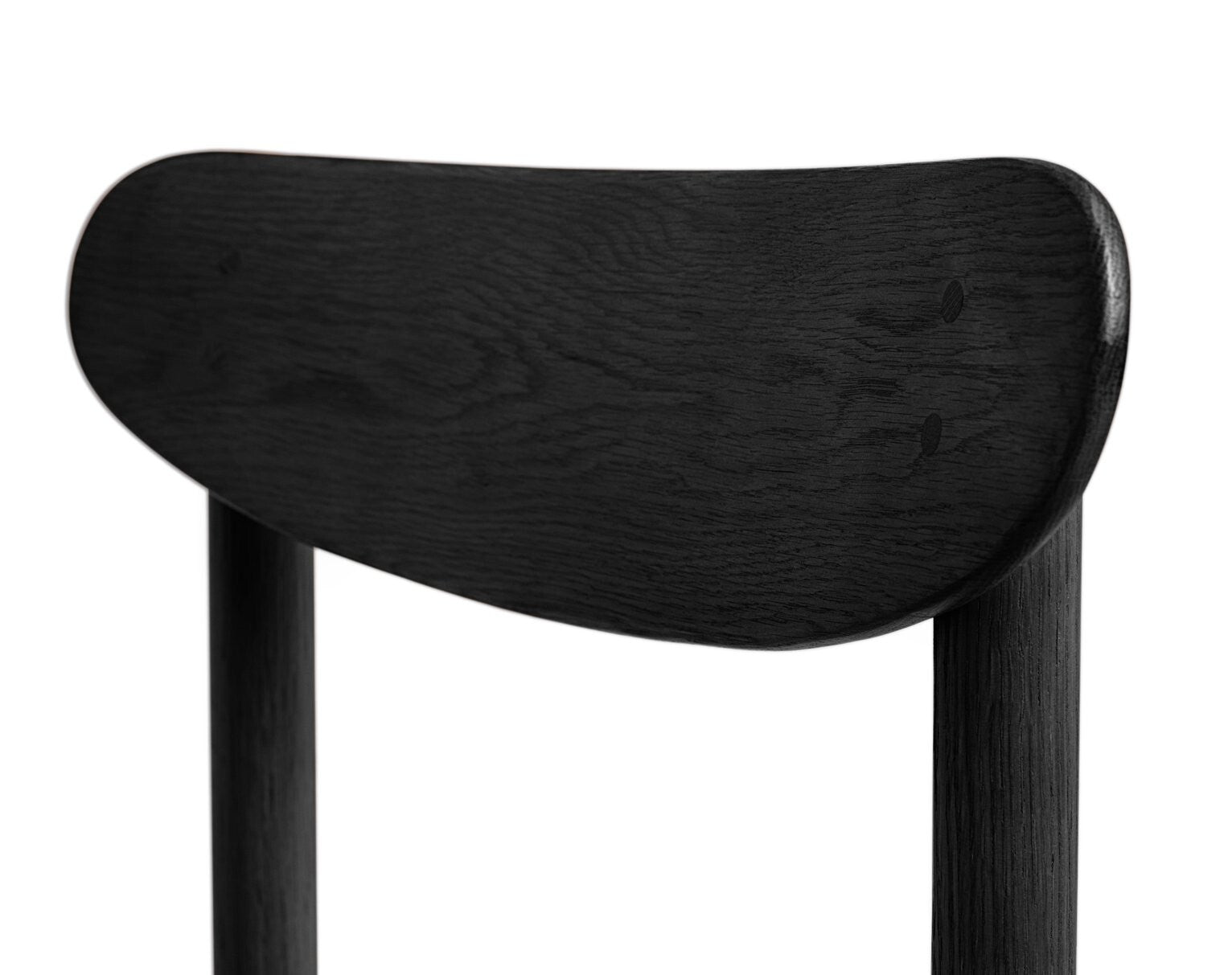 Habitat Hanna Pair of Wood Dining Chairs - Black