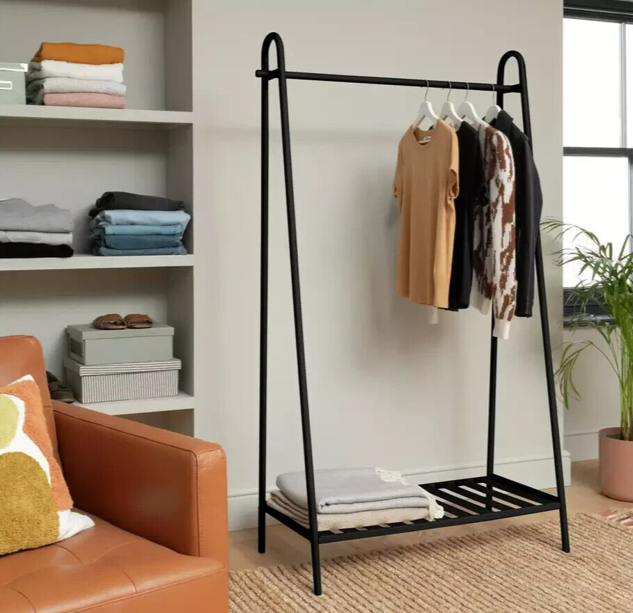 Habitat Turner Tall Clothes Rail - Black