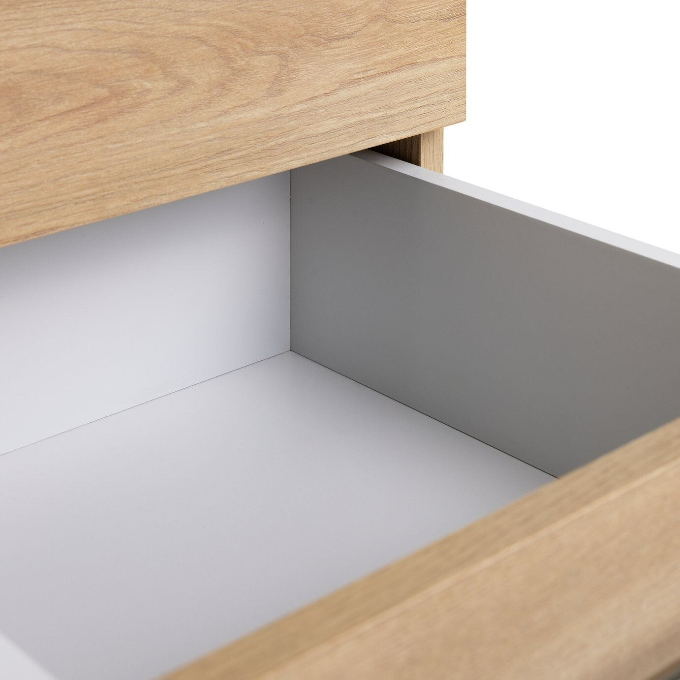 Brisbane 3 Drawer Bedside - Oak