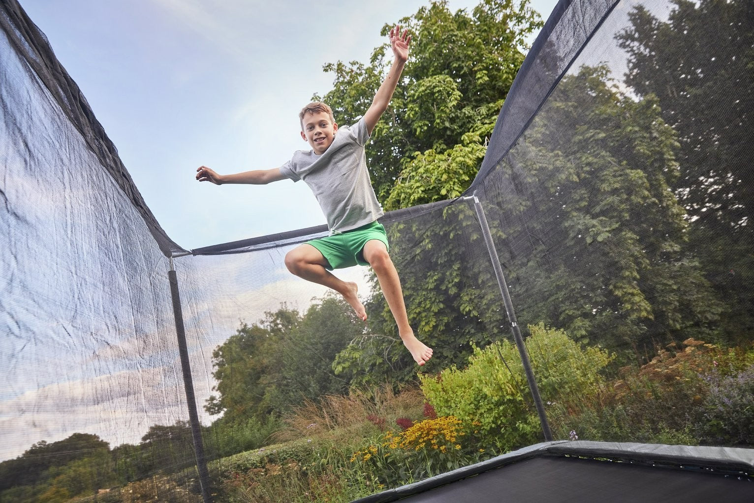 12x8ft Rectangular Trampoline | Outdoor Rectangular Trampoline