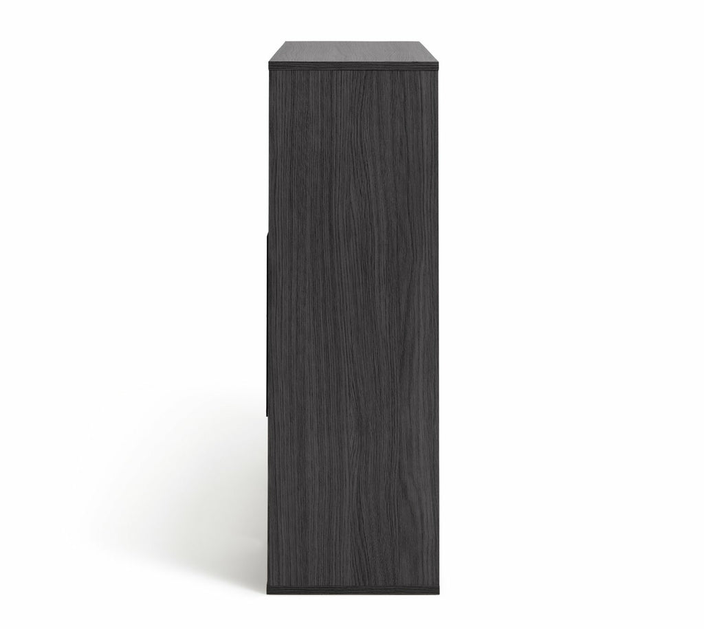 Home Squares 9 Cube Storage Unit Black | Modular Organizer Shelf Living Bedroom