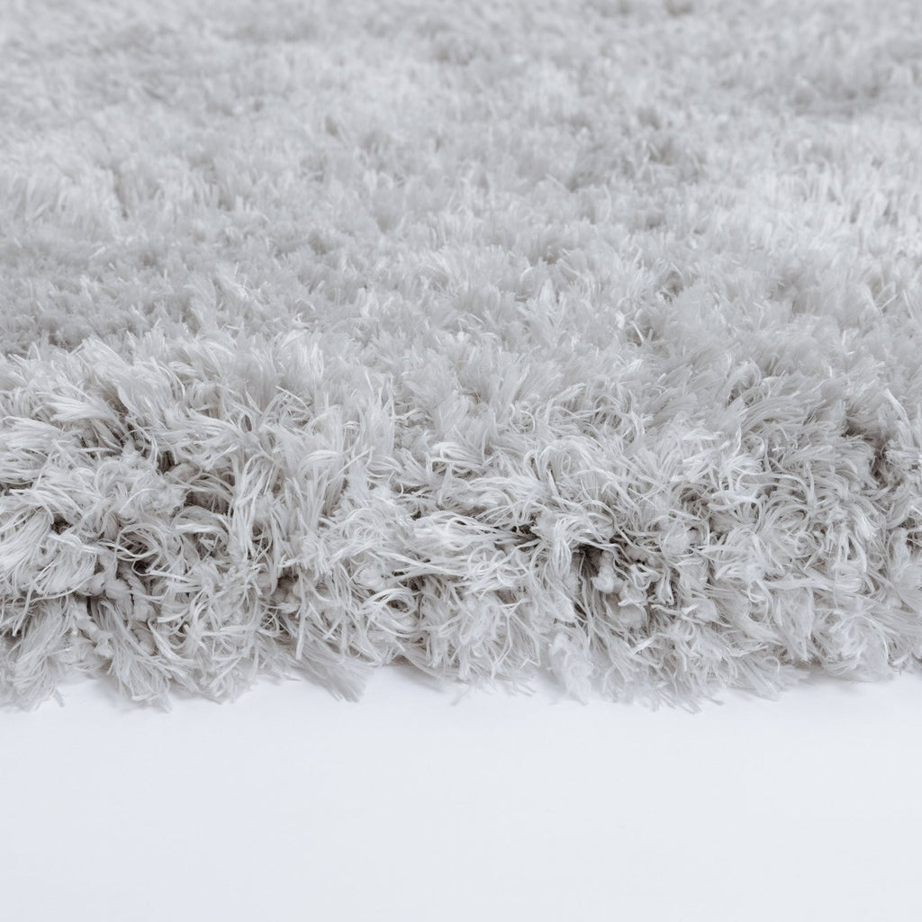 Airmaster Plain Silver Shaggy Rug - 230x160cm