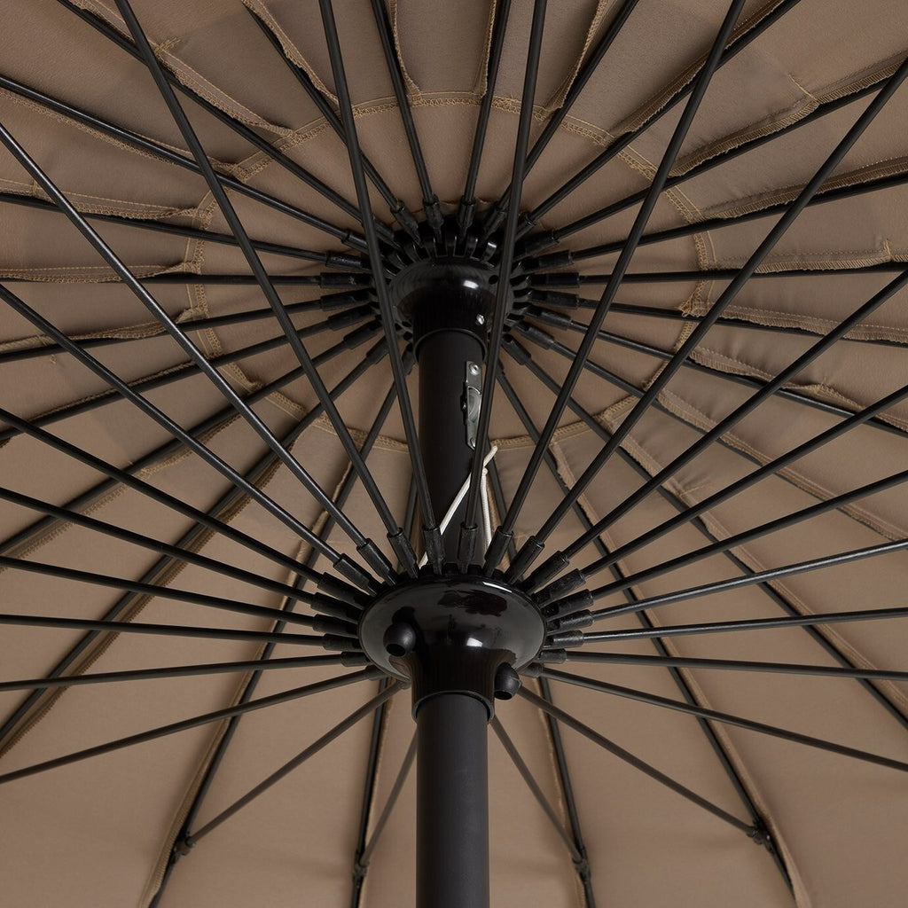 Shanghai 2.7m Garden Parasol - Taupe