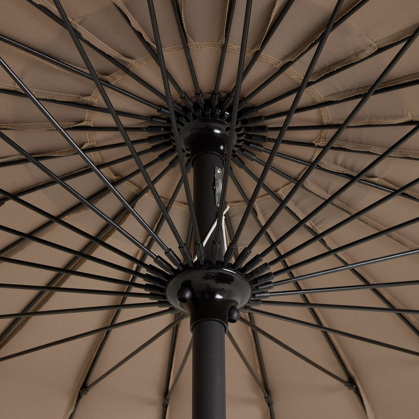 Shanghai 2.7m Garden Parasol - Taupe