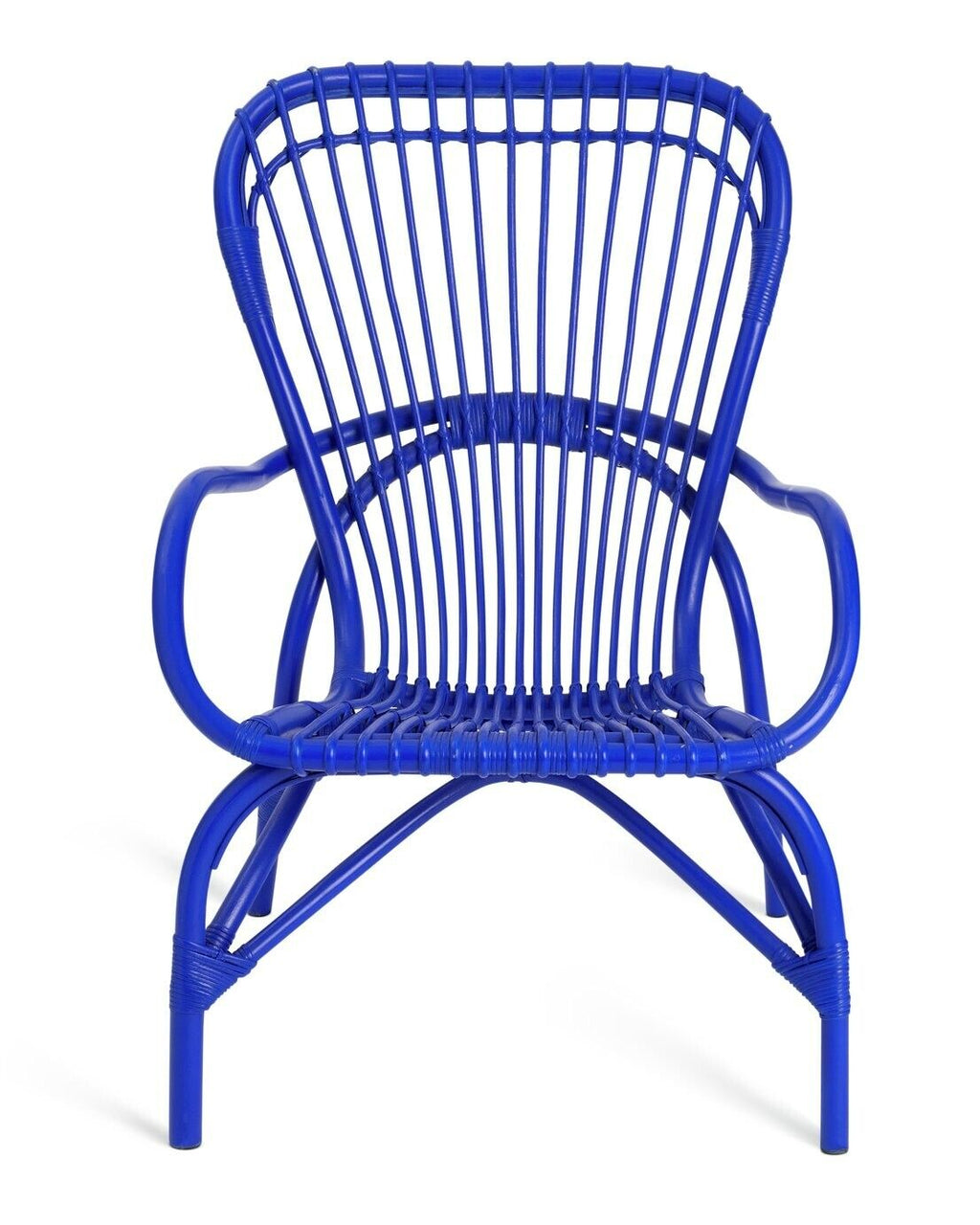 60 Wyatt Rattan Chair - Blue