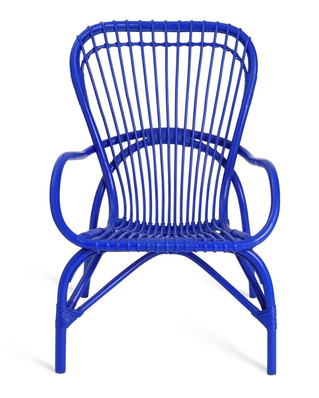 60 Wyatt Rattan Chair - Blue