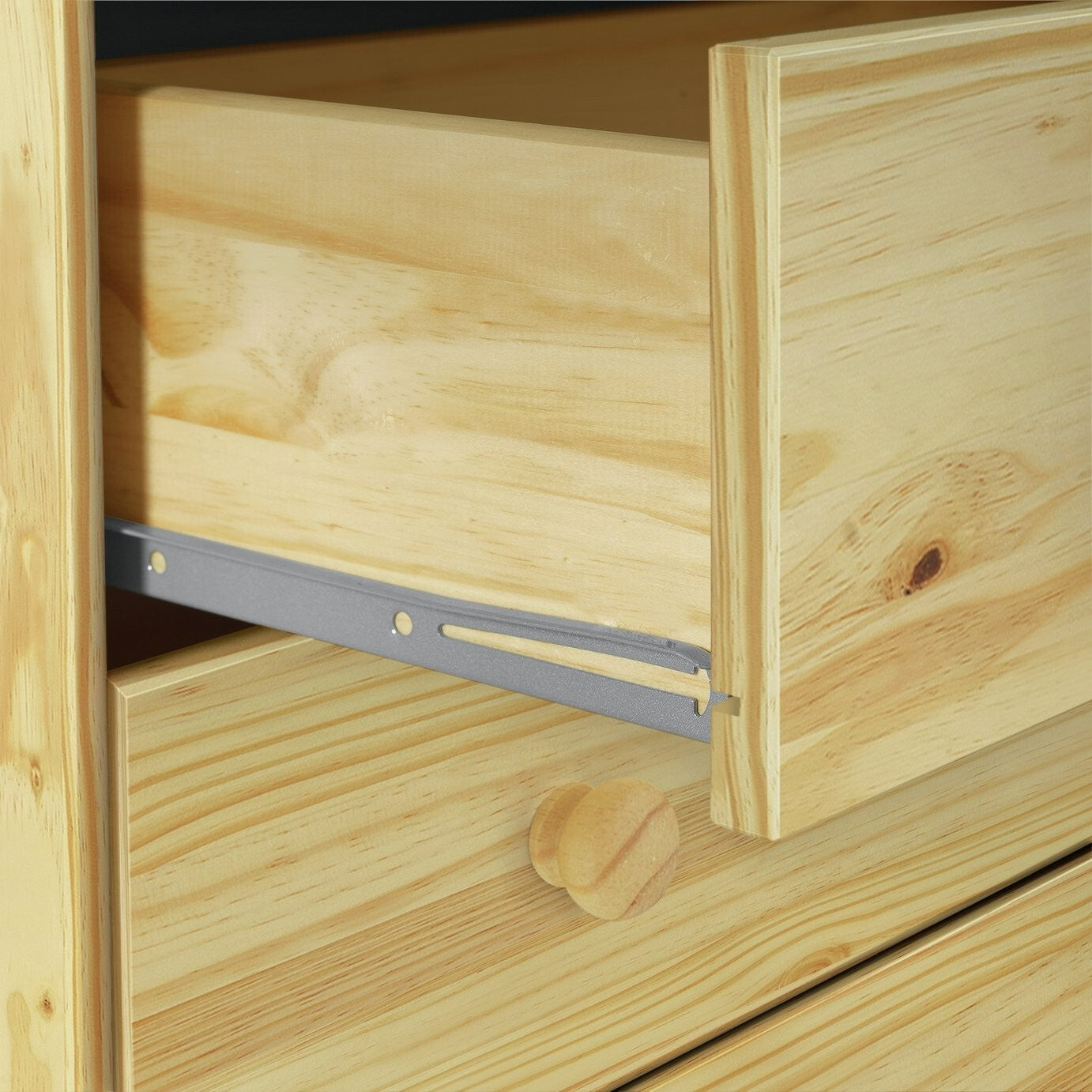 Scandinavia 5 Drawer Chest - Pine