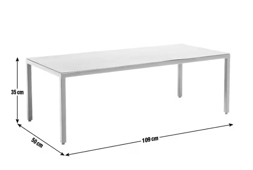 Habitat Raza Coffee Table - Brass