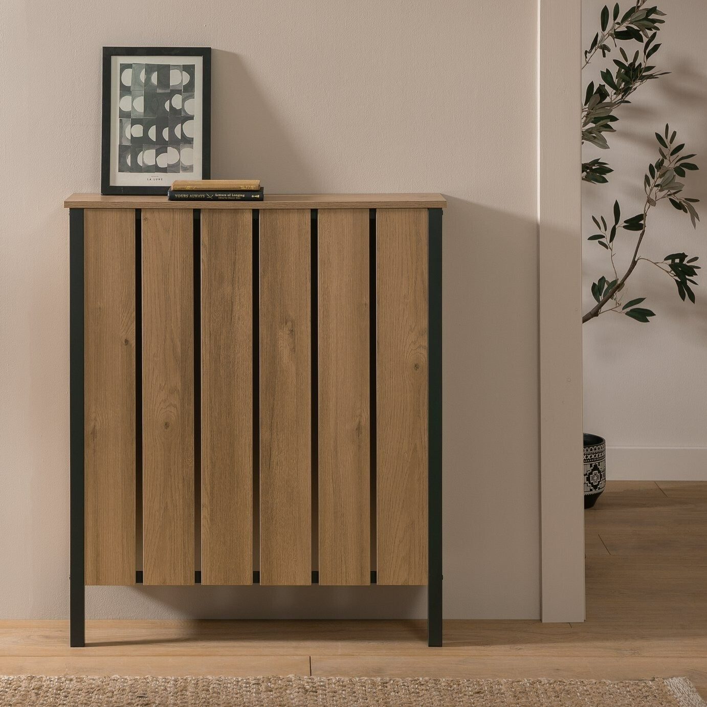 Loft Living Mini Radiator Cover - Oak