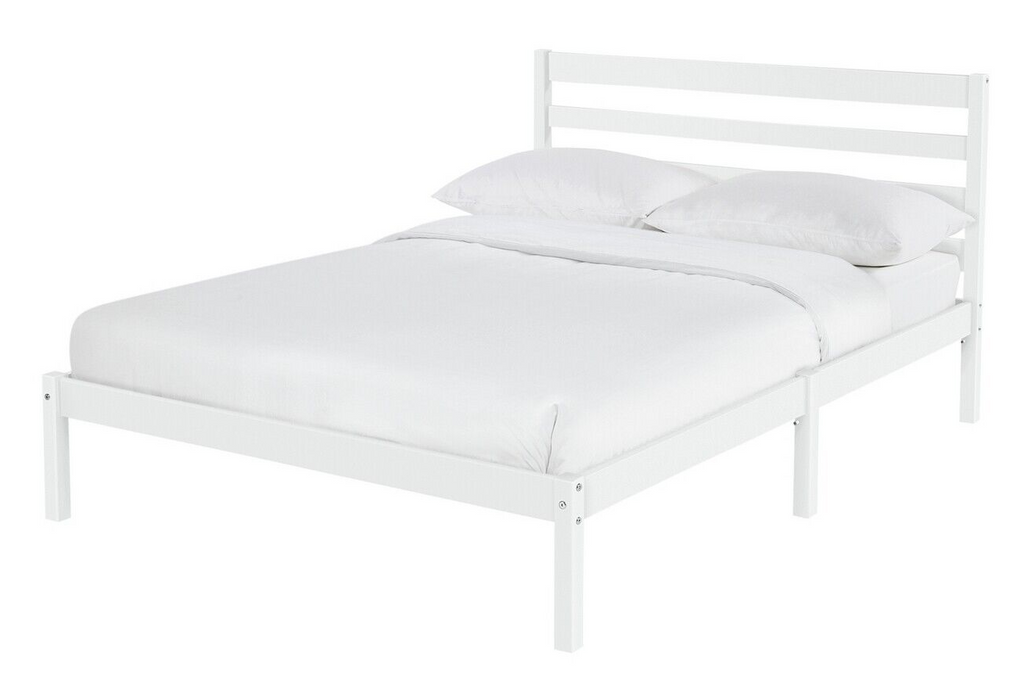Kaycie Small Double Bed Frame - White ( B Grade 41772 )