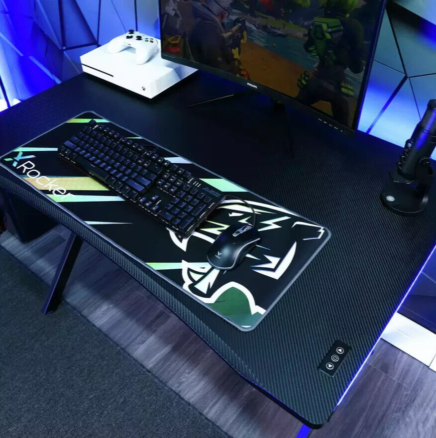 X Rocker Arteon RGB App Controlled LED Gaming Desk