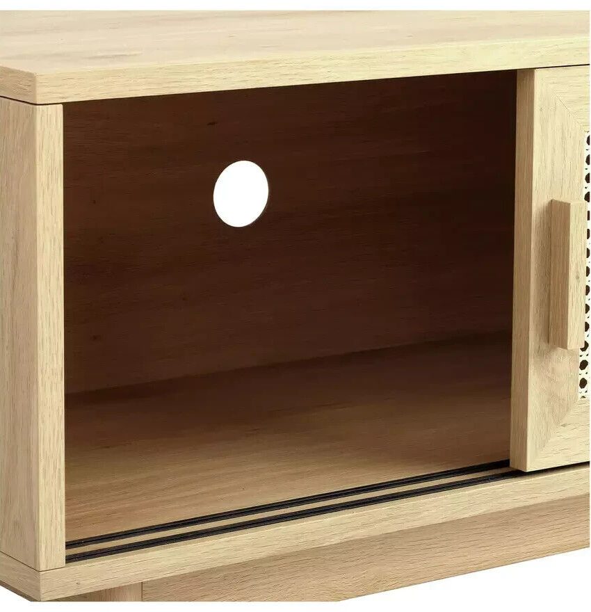 Java 2 Door TV Unit - Oak