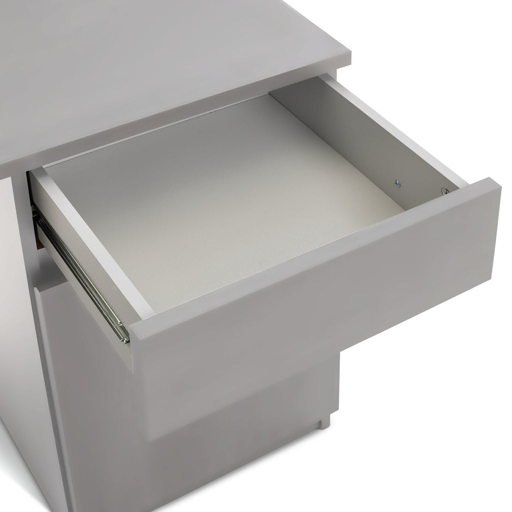 Habitat Jenson 1 Drawer Office Desk - Grey