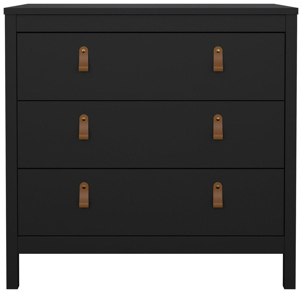 Tvilum Madrid 3 Drawer Chest - Black