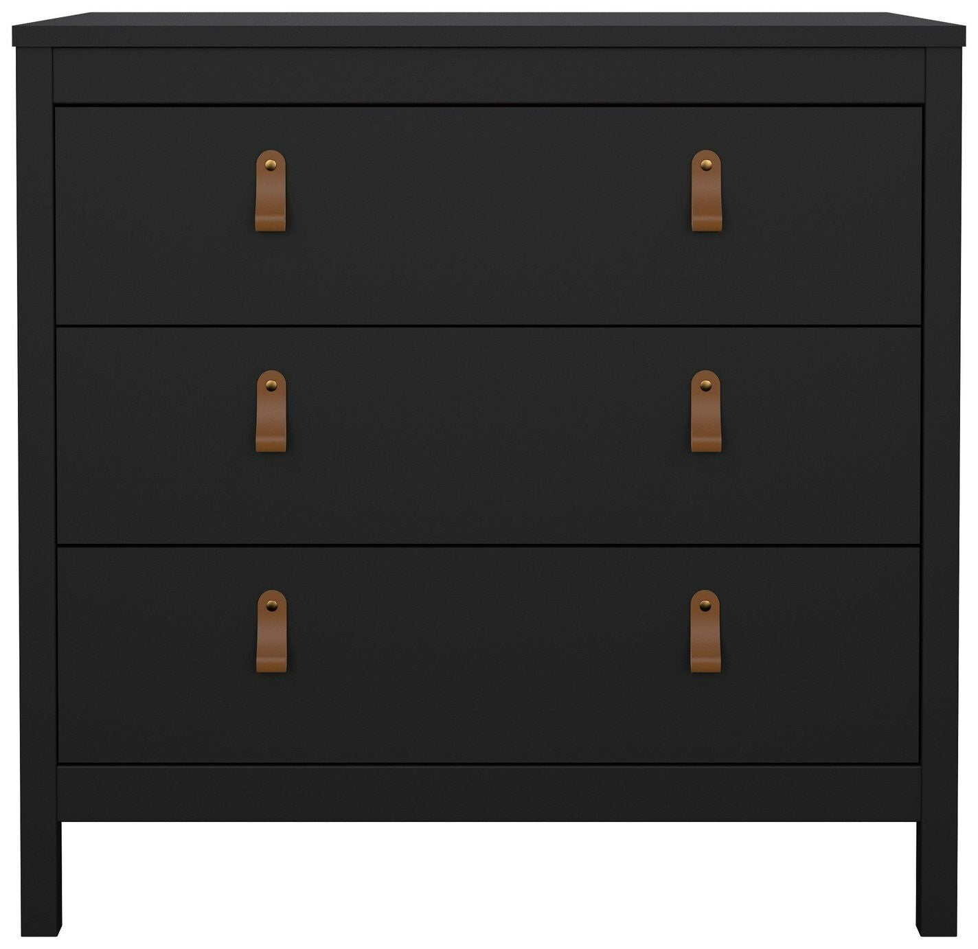 Tvilum Madrid 3 Drawer Chest - Black