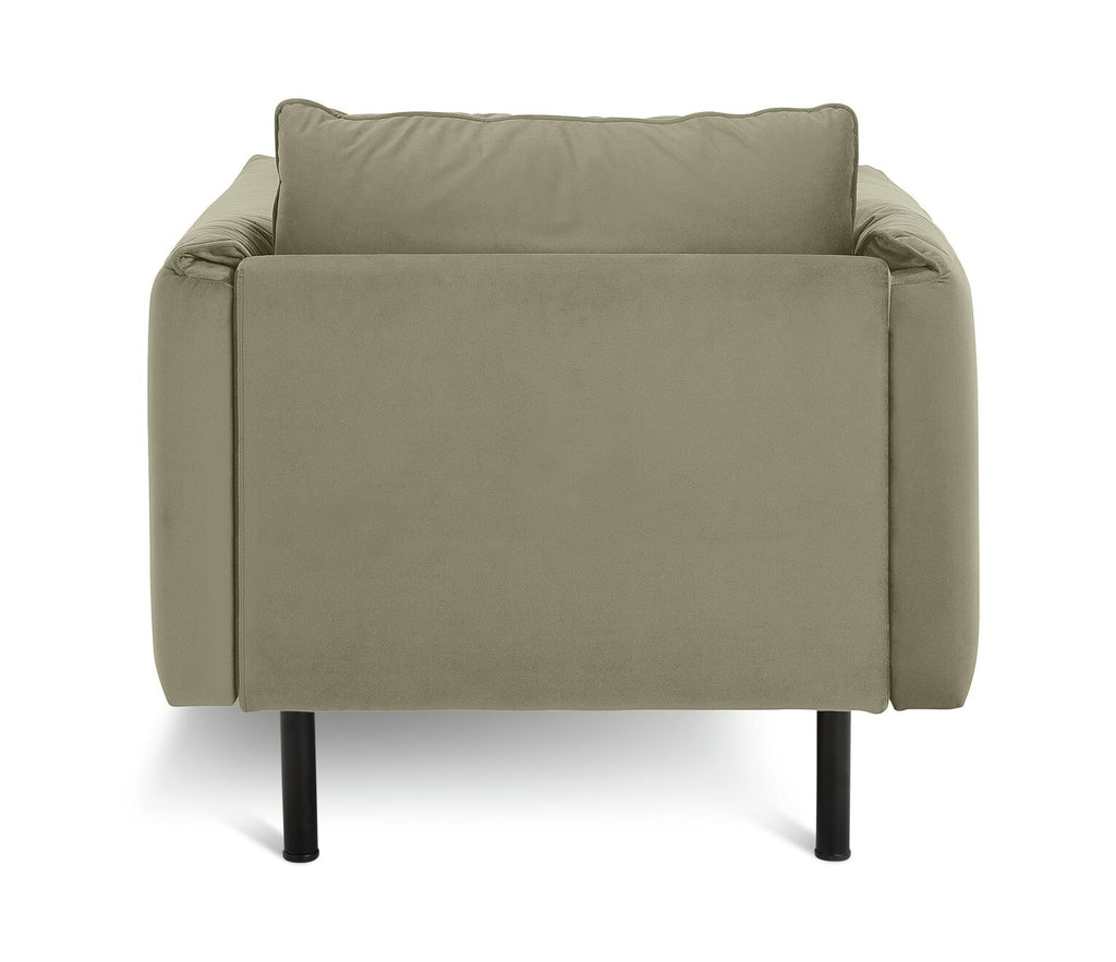 Habitat Bexley Fabric Cuddle Chair in a Box - Olive