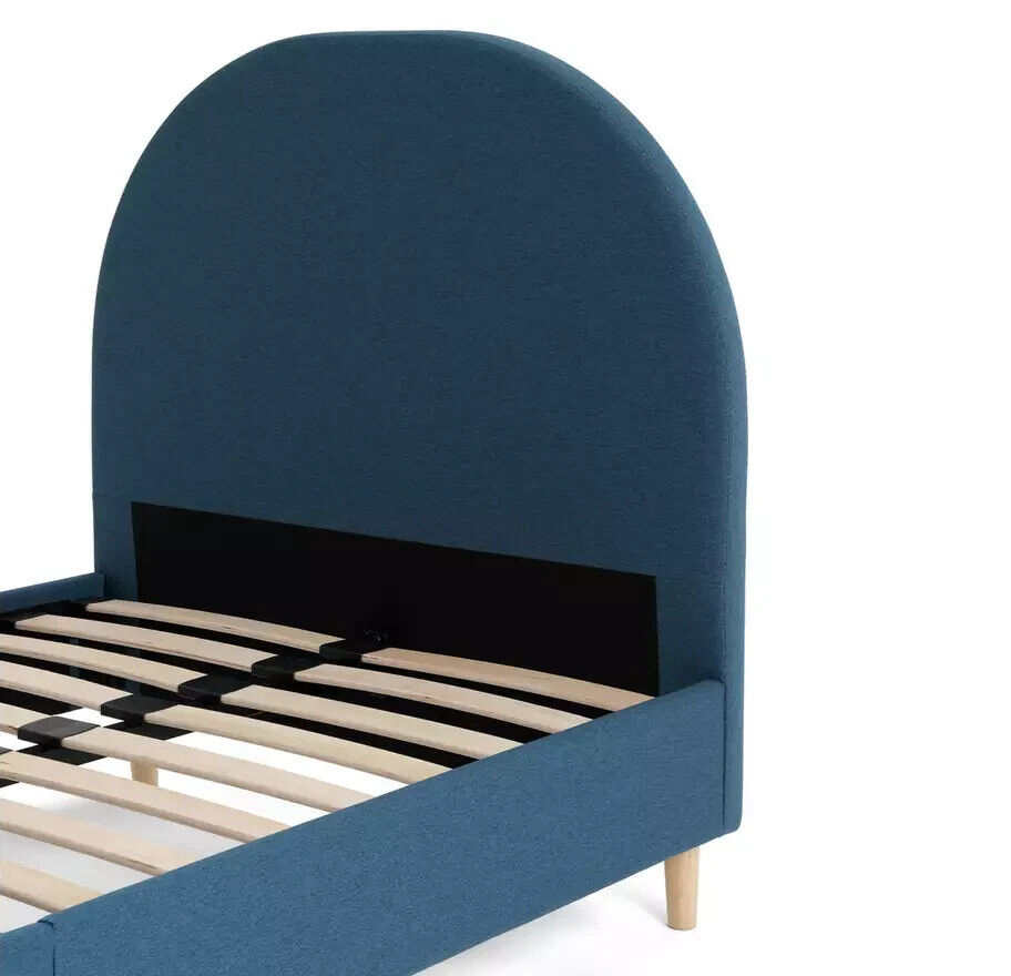 Habitat Olivia Single Bed Frame - Blue | Sturdy Kids Bed with Mattress Nursery