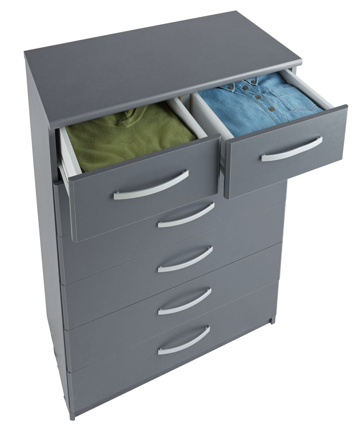 Hallingford Grey 5+2 Drawer Chest