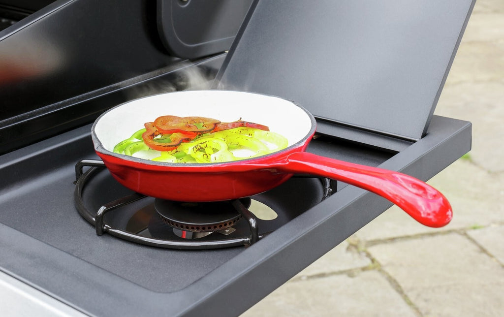 Deluxe 3 Burner with Side Burner Gas BBQ
