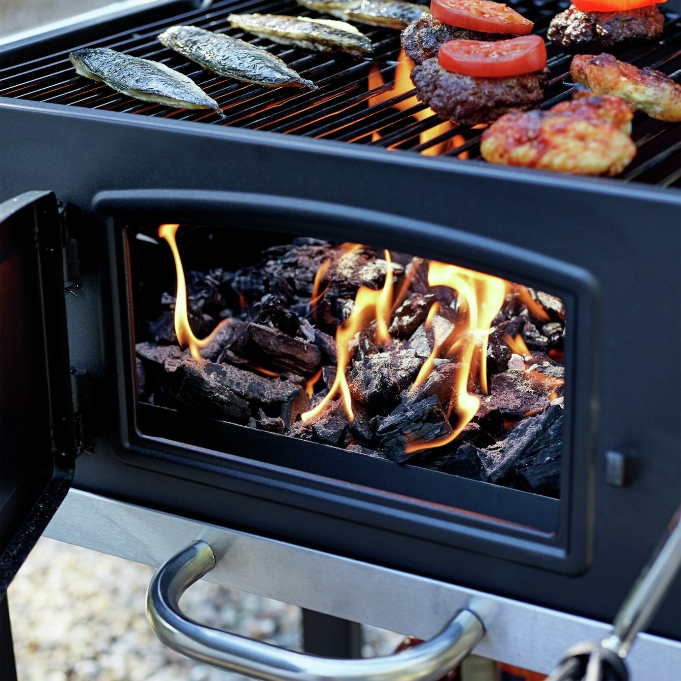 Trolley Charcoal BBQ