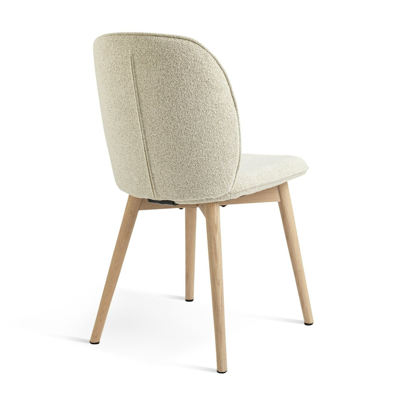 Habitat Laurel Pair of Fabric Dining Chairs - Cream