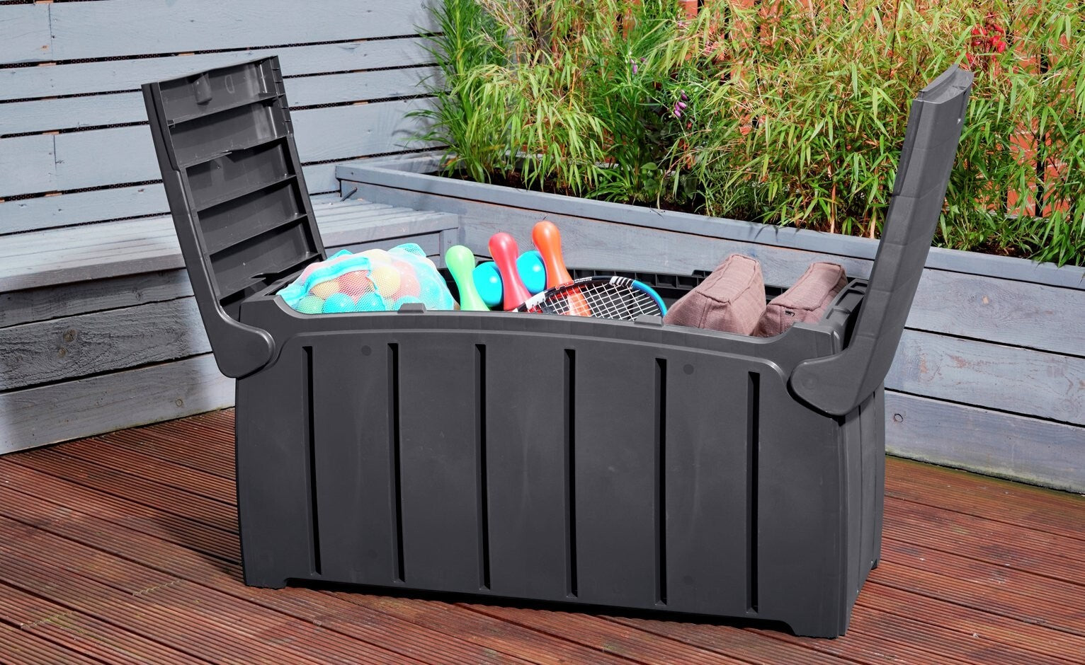 Strata 322L Garden Storage Box - Grey