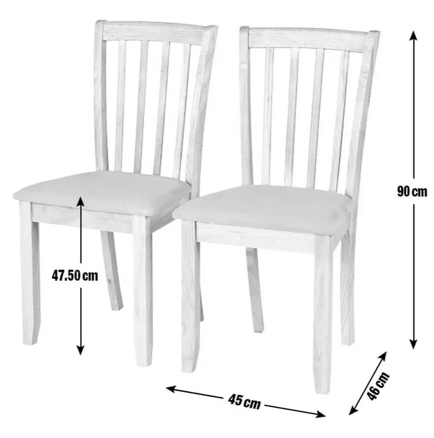 Banbury Pair of Dining Chairs - Natural