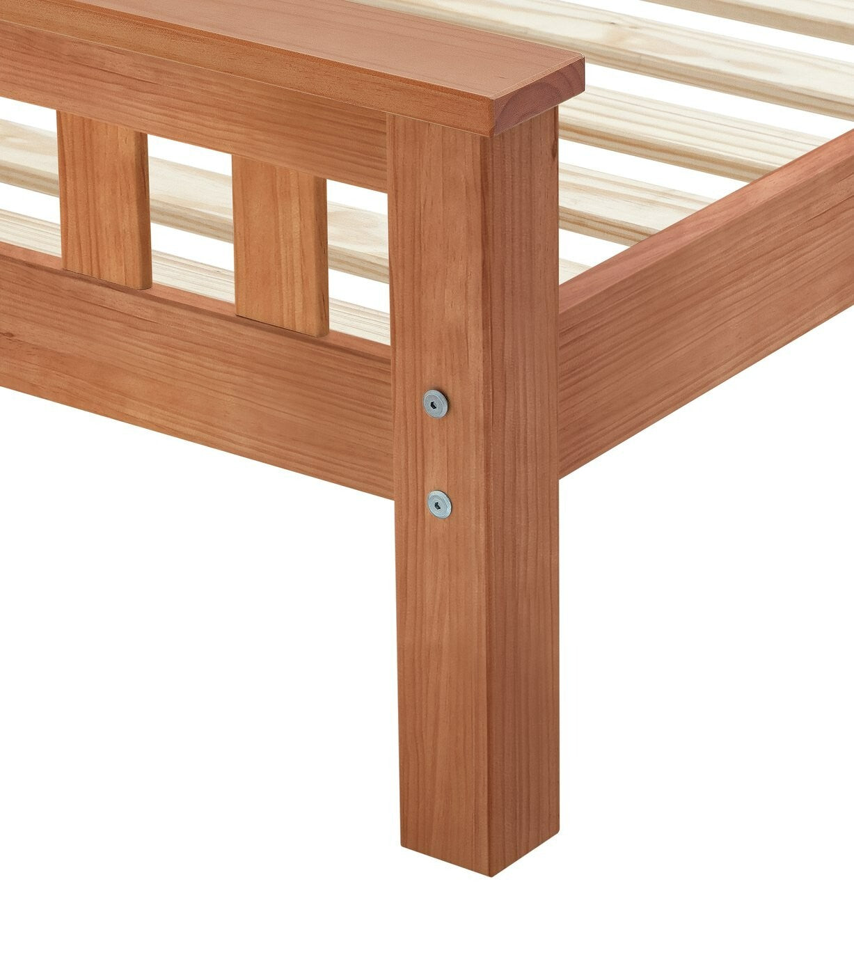 Heavy Duty Single Bed Frame - Pine